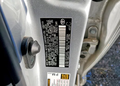 2020 Toyota Corolla Se from USA, damaged, VIN JTDS4RCEXLJ014656